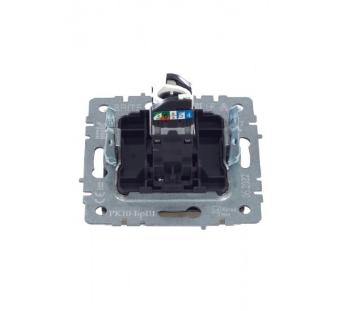 BRITE Розетка компьютерная RJ45 кат.5E РК10-БрШ шампань  BR-K10-1-K37  IEK