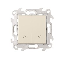 Выключатель жалюзи 10A 250В цвета слоновая кость S24 Harmonie  2410331-031  Simon
