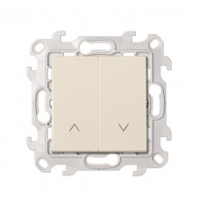 Выключатель жалюзи 10A 250В цвета слоновая кость S24 Harmonie  2410331-031  Simon