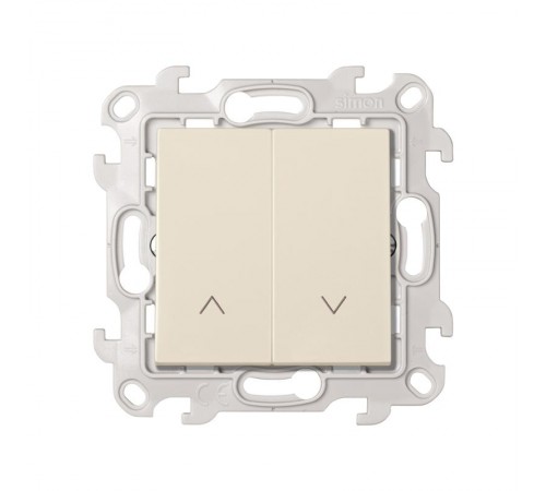 Выключатель жалюзи 10A 250В цвета слоновая кость S24 Harmonie  2410331-031  Simon