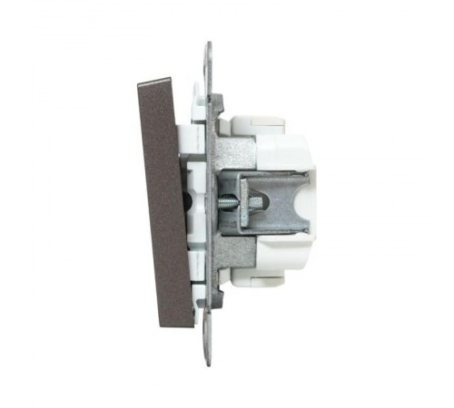 Механизм выключателя, одноклавишный, мокко Эпика  UP1-SWM-10 EKF