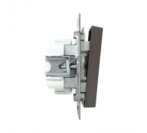 Механизм выключателя, одноклавишный, мокко Эпика  UP1-SWM-10 EKF