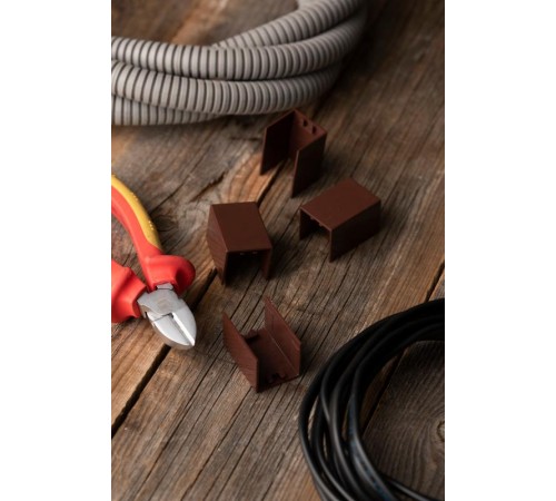 Соединитель (25х25) (4 шт) Plast EKF PROxima  под темное дерево    cond-25-25x4   EKF