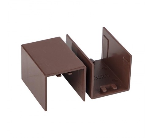 Соединитель (25х25) (4 шт) Plast EKF PROxima  под темное дерево    cond-25-25x4   EKF