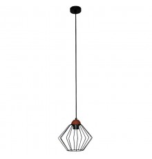 Светильник "Конти" 211 черн.муар медь (Плафон Ромб) НСБ 01-60-169 Е27  1005405024  Элетех