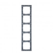 SUNO Рамка декоративная универсальная 5-постовая Цвет "Плюмаж"  721545  Legrand