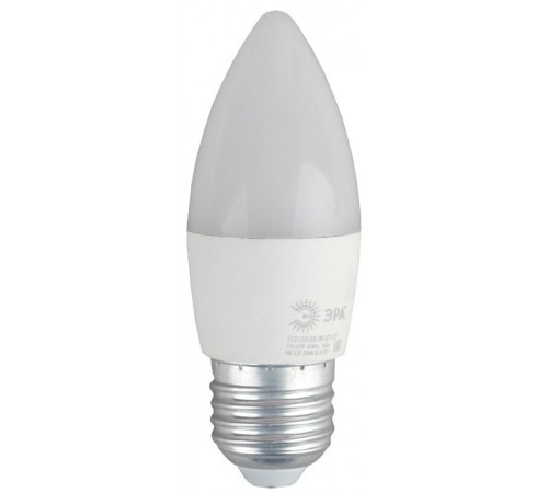 Лампа светодиодная RED LINE ECO LED B35-8W-827-E27 E27 / Е27 8Вт свеча теплый белый свет  Б0030020  ЭРА