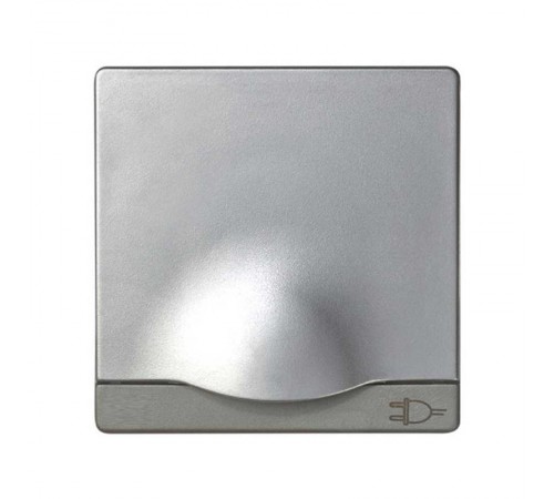 Simon 82 Накладка с крышкой с защитными шторками для двухполюсной розетки с заземляющим контактом, S82, S82N,  82090-33  Simon