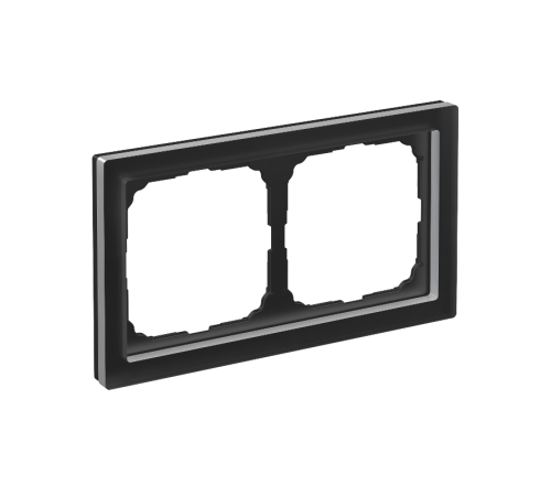 ArtGalery Pure Черный Рамка 2-постовая , МАТОВОЕ органическое стекло  GAL331002  SE