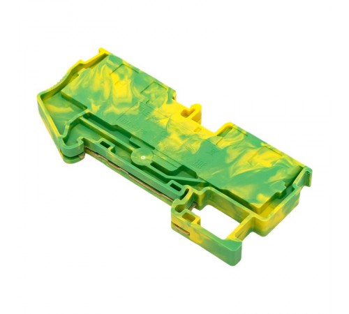 Клеммная колодка пружинная 4 Push-in 4 вывода земля PIT-4-4-pe  EKF