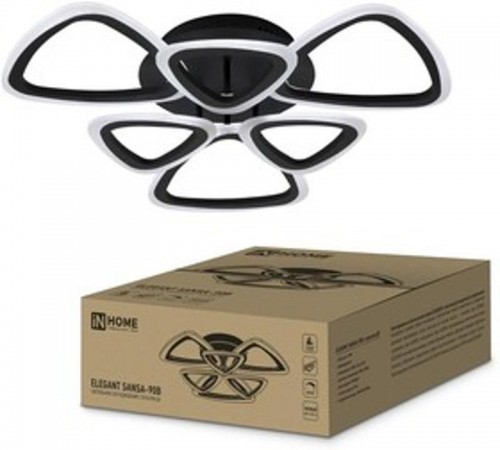 Светильник светодиодный ELEGANT SANSA-B 90Вт 230В 3000-6500K 7000Лм 600х120мм c пультом ДУ  4690612035376  IN HOME