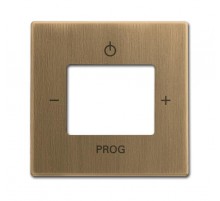 Плата центральная (накладка) для механизма цифрого FM-радио 8215 U, серия Династия, Латунь античная  8200-0-0190   2CKA008200A0190  ABB