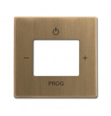 Плата центральная (накладка) для механизма цифрого FM-радио 8215 U, серия Династия, Латунь античная  8200-0-0190   2CKA008200A0190  ABB