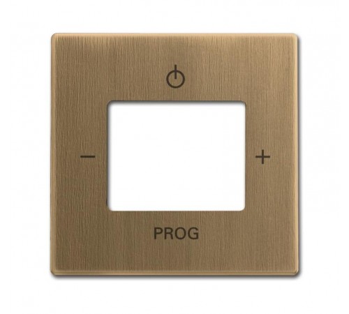 Плата центральная (накладка) для механизма цифрого FM-радио 8215 U, серия Династия, Латунь античная  8200-0-0190   2CKA008200A0190  ABB