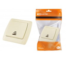 Выключатель 1 кл. с подсветкой 10А сл. кость "Онега"   SQ1805-0033  TDM