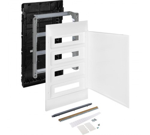 Practibox S Пластиковый щиток Встраиваемый 4X18 Белая дверь  137549  Legrand