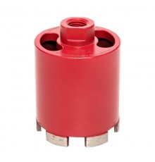 Коронка алмазная для дрелей с микроударом (верхнее пылеудаление) DCH-72MHS Micro Hit Laser M16 Professional  dch-72-mhs-m16  EKF