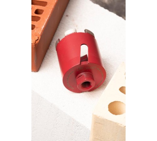 Коронка алмазная для дрелей с микроударом (верхнее пылеудаление) DCH-72MHS Micro Hit Laser M16 Professional  dch-72-mhs-m16  EKF