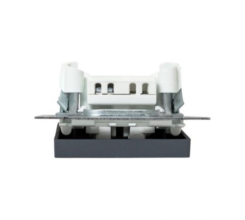 Механизм выключателя, одноклавишный, кнопочный, графит Эпика  UP1-SWG-13 EKF