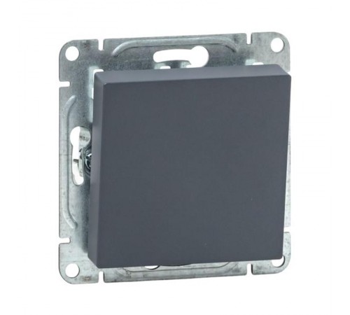 Механизм выключателя, одноклавишный, кнопочный, графит Эпика  UP1-SWG-13 EKF