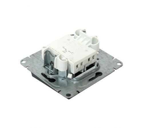 Механизм выключателя, одноклавишный, кнопочный, графит Эпика  UP1-SWG-13 EKF