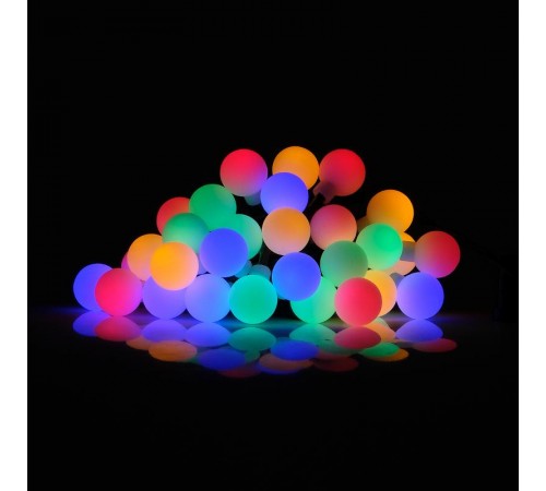 Светильник на солнечной батарее SLR-G07-30M гирл., мат.шарики, мультицв  .5040847  ФАZА