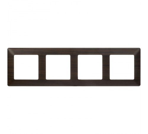 Valena LIFE Темное дерево Рамка 4-ая  754174  Legrand