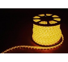 Дюралайт светодиодный 3W 50м квадр. 11х17мм 230V 72LED/м 2,88Вт/м, (2м/отрез), 2 аксесс., желтый/ LED-F3W  26068  FERON