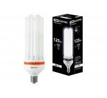 Лампа энергосберегающая КЛЛ-6U-125 Вт-4000 К-Е40 (105х355 мм)  SQ0323-0078  TDM