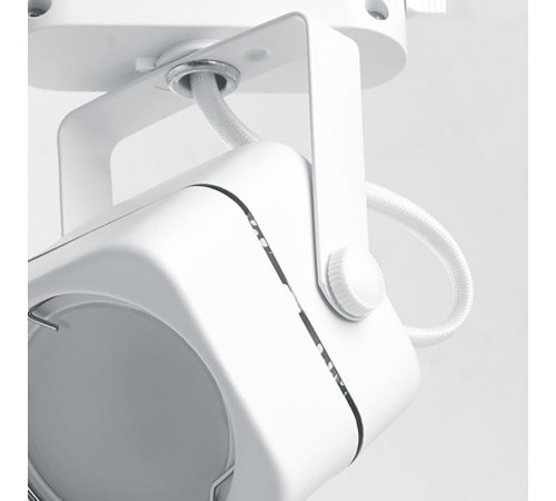 Светильник трековый под лампу GU10, белый AL190  41589  Feron