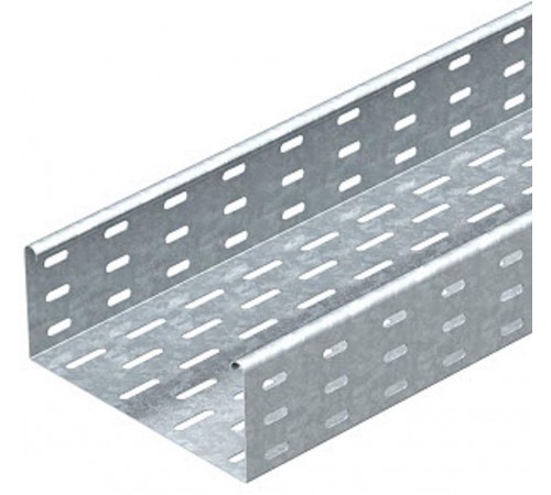 Кабельный листовой лоток перфорированный 85x300x3000 (MKS 830 FS)  6057306  OBO Bettermann