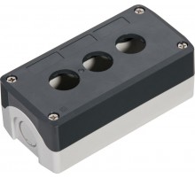 Кнопочный пост SALD03, 3 отверстия, серый  SALD03  Systeme Electric