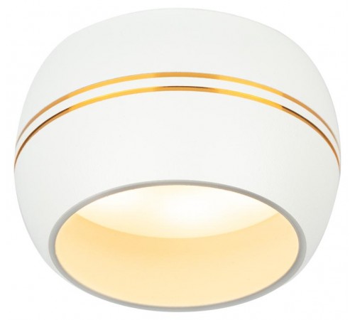 Светильник накладной подсветка OL13 GX53 WH/GD под лампу Gx53, алюминий, цвет белый/золото (40/1200)  Б0049037  ЭРА