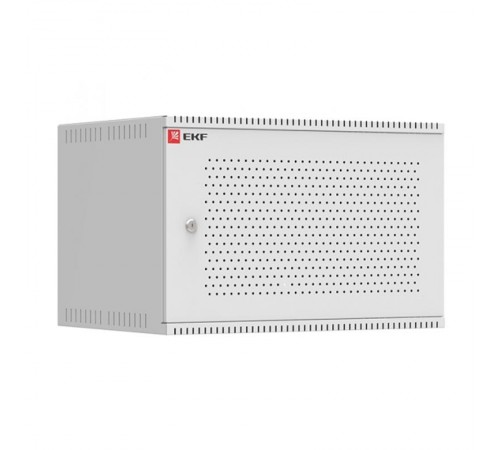 Шкаф телекоммуникационный настенный 6U (600х450) дверь перфорированная, Astra A серия EKF Basic    ITB6P450   EKF 