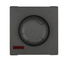 Светорегулятор поворотный нажимной 600 Вт (черный бархат) LK45  857208-1  Ecoplast