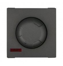 Светорегулятор поворотный нажимной 600 Вт (черный бархат) LK45  857208-1  Ecoplast