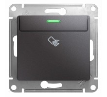 Glossa Графит Выключатель карточный, сх.6, 10AX  GSL001369  SE