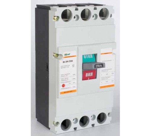 Силовой авт. выкл. 3P 250А ВА-304 35кА   21013DEK  DEKraft