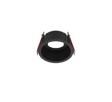 Рамка для модульного светильника FLEX 50 03 круглая встраиваемая утопленная 85х65мм RAL9005 черный муар повор  V1-R0-T0435-10005-2000000  VARTON