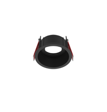 Рамка для модульного светильника FLEX 50 03 круглая встраиваемая утопленная 85х65мм RAL9005 черный муар повор  V1-R0-T0435-10005-2000000  VARTON