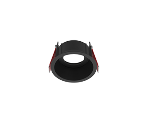 Рамка для модульного светильника FLEX 50 03 круглая встраиваемая утопленная 85х65мм RAL9005 черный муар повор  V1-R0-T0435-10005-2000000  VARTON