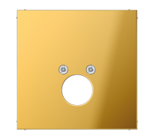 Крышка для одного гнезда подключения громкоговорителя; металл цвета золота  GO2962-1  Jung