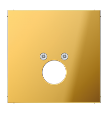 Крышка для одного гнезда подключения громкоговорителя; металл цвета золота  GO2962-1  Jung