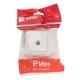 Розетка Phone 1-мест. бел. Рим EKF PROxima  ENT01-034-10  EKF