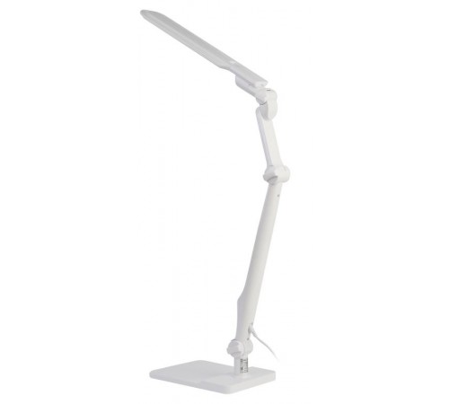 Светильник настольный NLED-497-12W-W светодиодный на струбцине и с основанием белый  Б0052770  ЭРА