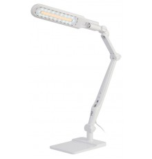 Светильник настольный NLED-497-12W-W светодиодный на струбцине и с основанием белый  Б0052770  ЭРА