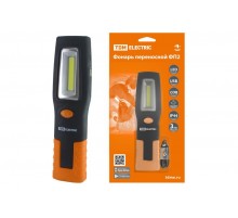 Фонарь переносной светодиодный ФП2, 5 Вт, 240 лм, Li-Ion 3,7 В 1,3 A*ч, USB, магн  SQ0350-0050  TDM