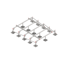 Опорная конструкция для установки оборудования TECHNORAPTOR STEELFOOT 2500х3000 тип 3  KM-TR-STF-SSEI-2500-3000-3  КМ - профиль