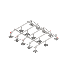 Опорная конструкция для установки оборудования TECHNORAPTOR STEELFOOT 2500х3000 тип 3  KM-TR-STF-SSEI-2500-3000-3  КМ - профиль