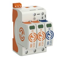 Устройства защиты от импульсных перенапряжений УЗИП для силовых сетей 2+NPE (Класс II), 280 В (V20-2+NPE+FS-280)  5095332  OBO Bettermann